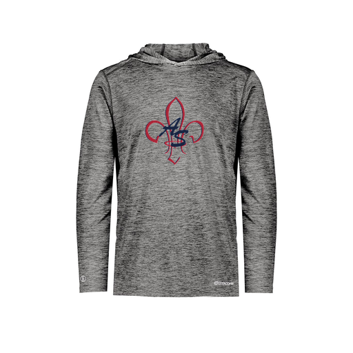 [FOLHCGBK-AS-LOGO1] Decker Men's Charge Hoodie (Adult S, Black, Logo 1)