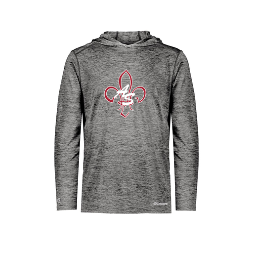 [FOLHCGBK-YS-LOGO3] Decker Youth Charge Hoodie (Youth S, Black, Logo 3)