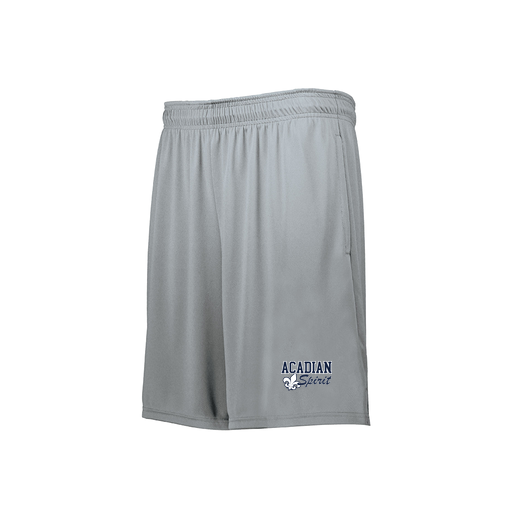 [229511.099.XS-LOGO2] Men's Swift Short (Adult XS, Silver, Logo 2)