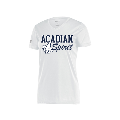 [222820.005.S-LOGO2] Ladies Movement Dri Fit Shirt (Female Adult S, White, Logo 2)