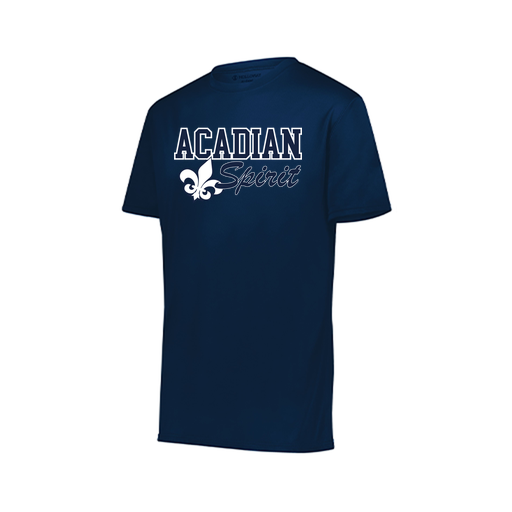 [222819.065.XXS-LOGO2] Youth Movement Dri Fit Shirt (Youth XXS, Navy, Logo 2)